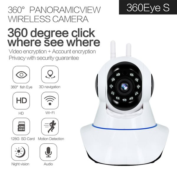 

hd 1080p wifi ptz ip-камера 360 градусов ик ночного видения главная безопасность камеры видеонаблюдения беспроводной сети cctv камеры радион