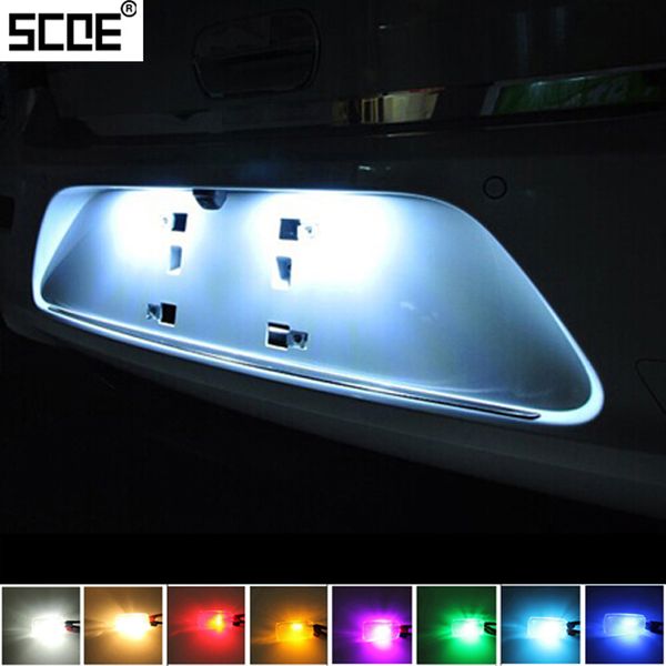 

for lada niva 2 scoe 2 x 3smd led licence plate lamp light bulb car styling