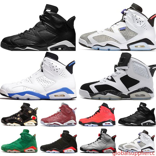 

2019 bred vi 6 6s mens basketball shoes infrared 23 3m reflective tinker gatorade green red blue men sport sneakers designer trainers