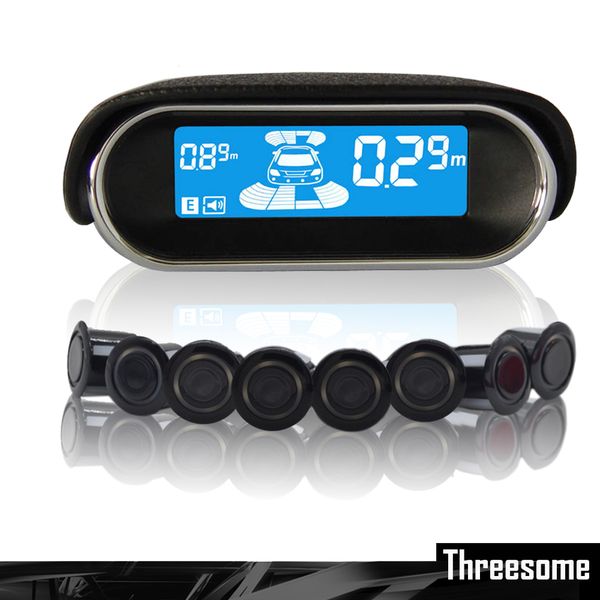 

car auto parktronic led parking sensor 8 sensors parking assistance reversing radar car detector assistance