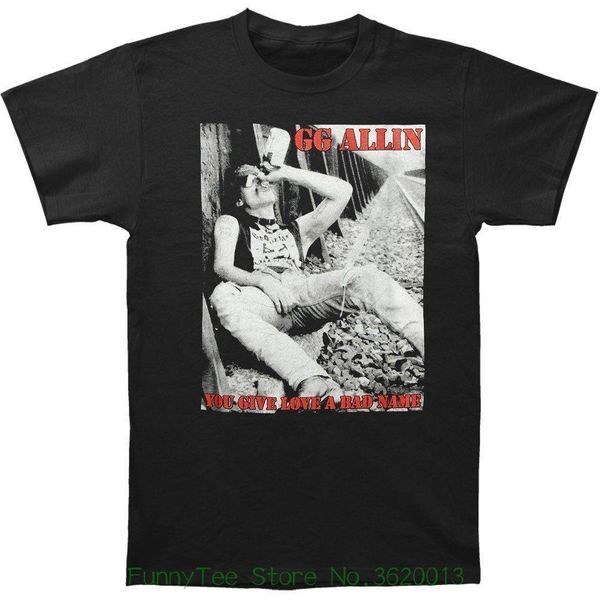 Mens Gg Allin You Give Love A Bad Name Prin