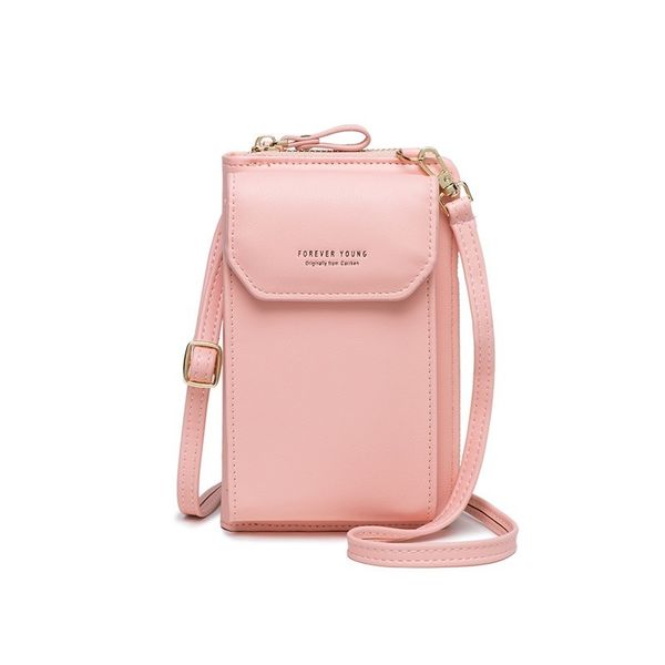 

новая женская сумка для мобильного телефона корейская мода простая многофункциональная сумка для мобильного телефона с двойным плечом