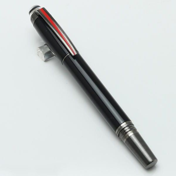 

2019 arrive urban speed ballpoint pen luxury black resin rollerball pen pvd-coated fittings for writing office stationery gift @yamalang