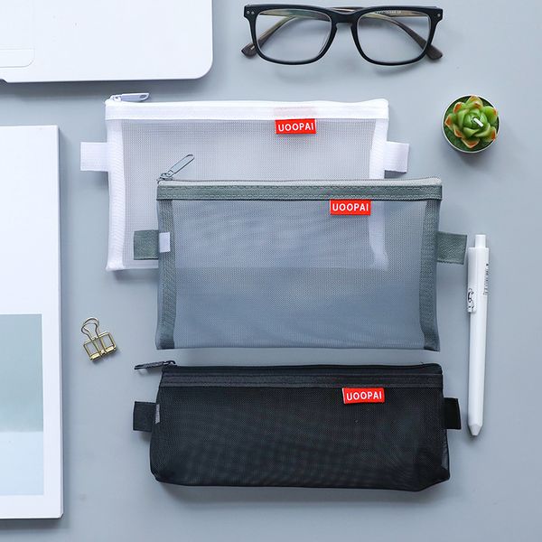 

clear color zip up pvc a5 paper document file bill zipper bag pencil pouch