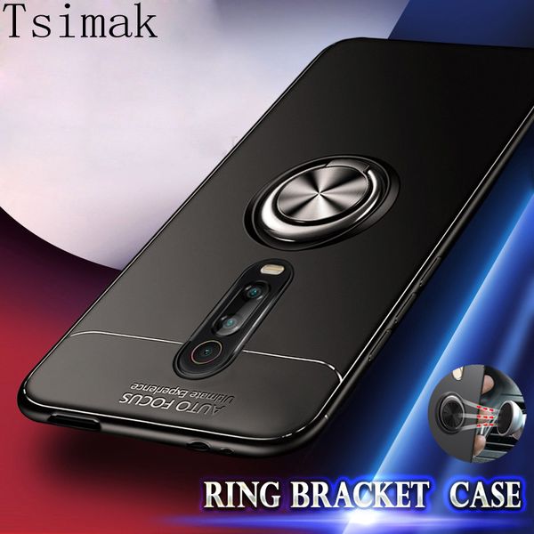 

case for xiaomi redmi note 8 7 6 5 4 4x 4a 5a 6a 7a s2 k20 pro a2 lite cover silicone ring magnetic car holder phone back coque