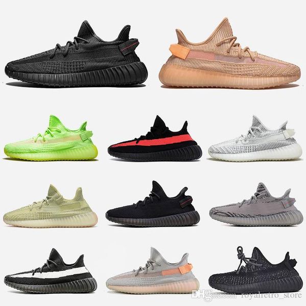 

kanye black angle clay gid glow 3m black reflective static zebra beluga 2.0 bred womens designer sneakers mens running shoes size 13