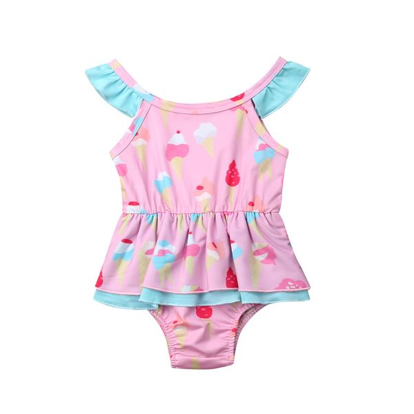 baby girl ice cream swimsuit