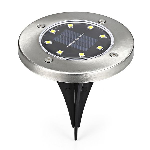 

4 шт. 8 светодиодов солнечных батареях ip65 водонепроницаемый наземный фонарь для открытый забор