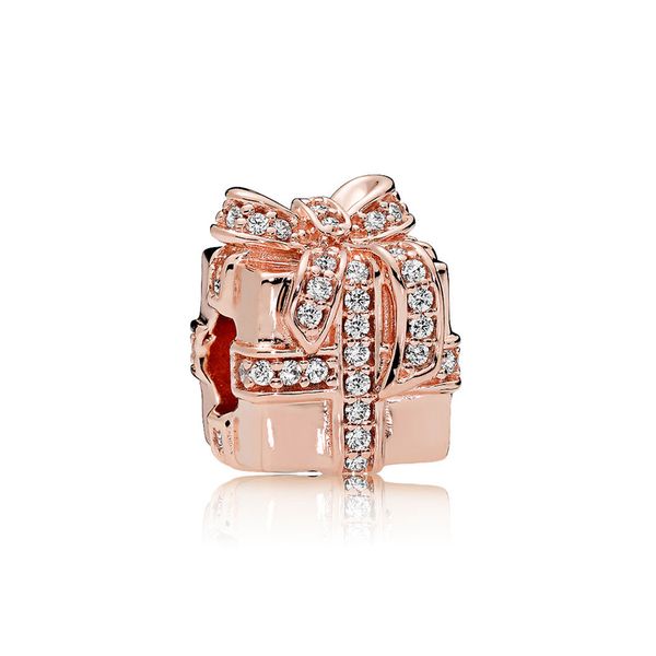 

новый 100% стерлингового серебра 925 1: 1 аутентичные 781400cz роза бесплатный сюрприз браслет оригинальный женщины ювелирный подарок, Black