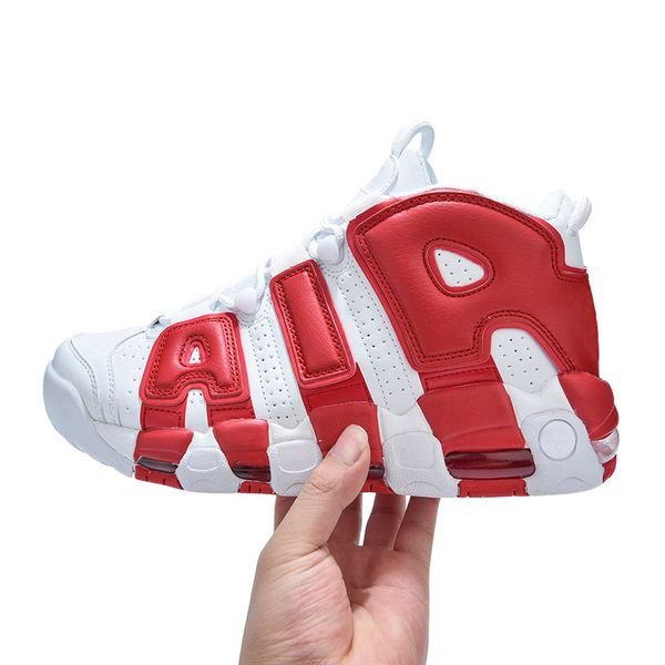 

2020 air more uptempo men women casual shoes scottie pippen varsity red triple white unc iridescent chrome blue oreo sport sneaker 05, Black