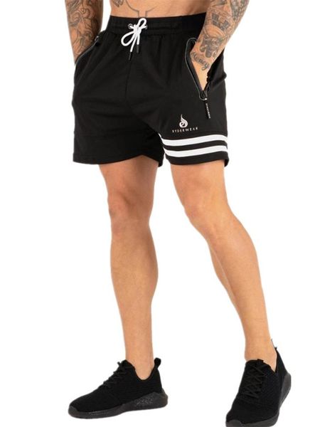 

новое лето mens fitness bodybuilding дышащий быстрый сушки короткие спортзалы мужчины повседневная joggers шорты m-2xl оптом, White;black