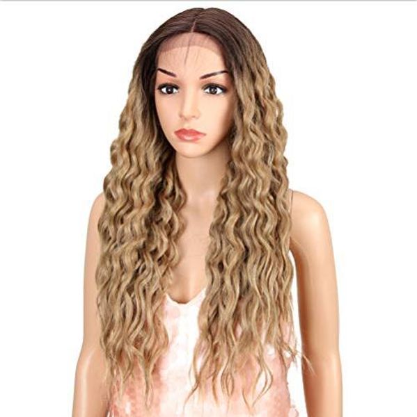 Style Icon 27 Lace Front Wig Long Curly Wavy Wig With Natural