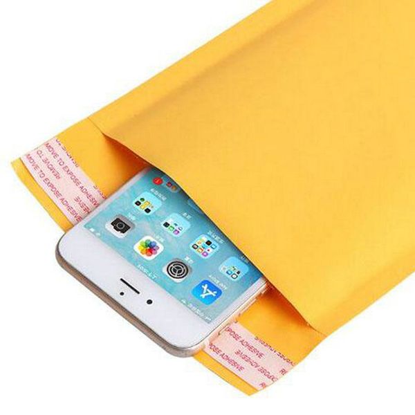 

110*150mm kraft paper bubble envelopes bags mailers padded shipping envelope with bubble mailing bag business supplies ing