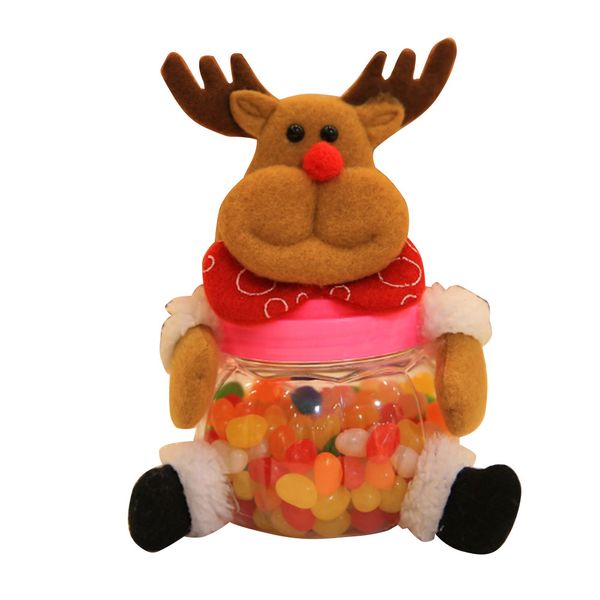 

christmas candy box snowman bear xmas party candy storage case container decor
