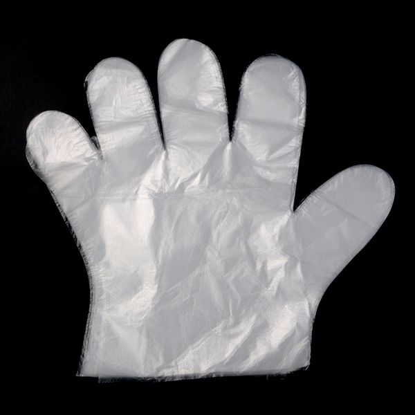 

100 шт. / пакет пластиковые одноразовые перчатки для приготовления пищи очистки ресторан барбекю кухонные принадлежности одноразовые перчатк