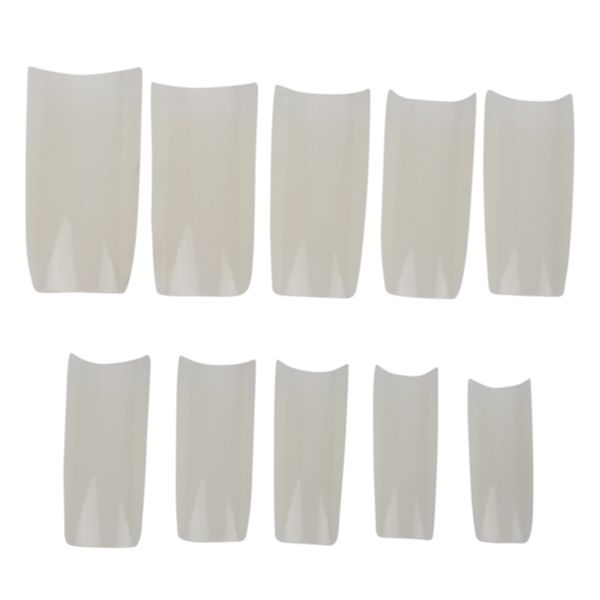 

500 pcs natural false half figure nail artificial tips, Red;pink