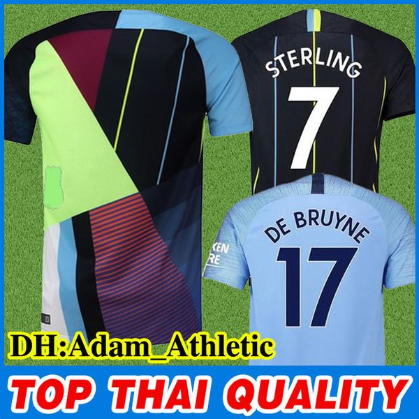 

19 20 manche ter 6th anniver ary occer jer ey 17 de bruyne 7 terling 10 kun aguero 33 g je u football hirt city football jer ey