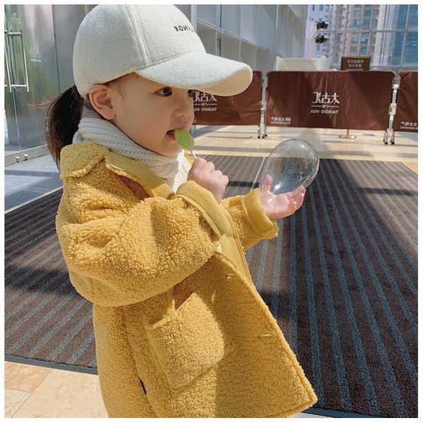 

kids brand coat girls luxury outwear children solid color oat british style medium long coat new fashion style 2019 autumn selling, Blue;gray