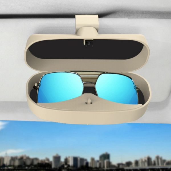 

sunglasses glasses case holder for car sun visor sunglasses organizer organiser box ticket clip card holder