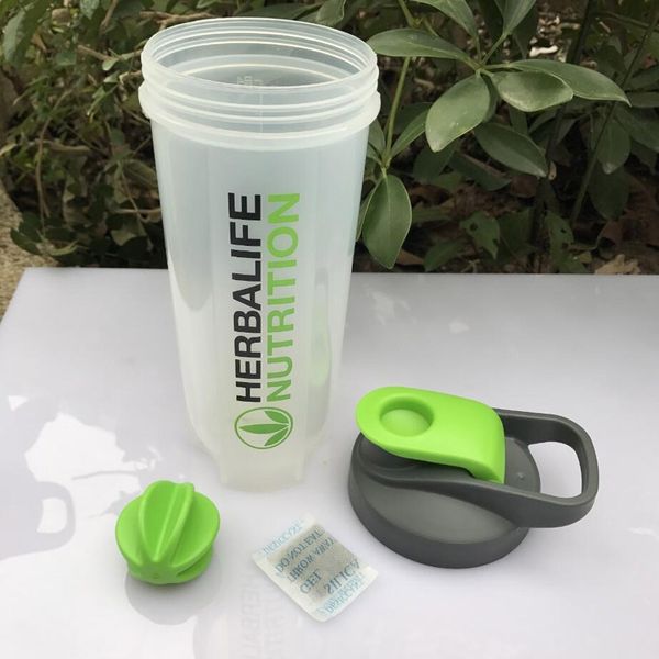 

700ml new herbalife smoothie cup leakproof shake shaker bottles with scale blender cup hand coffee sports bottle