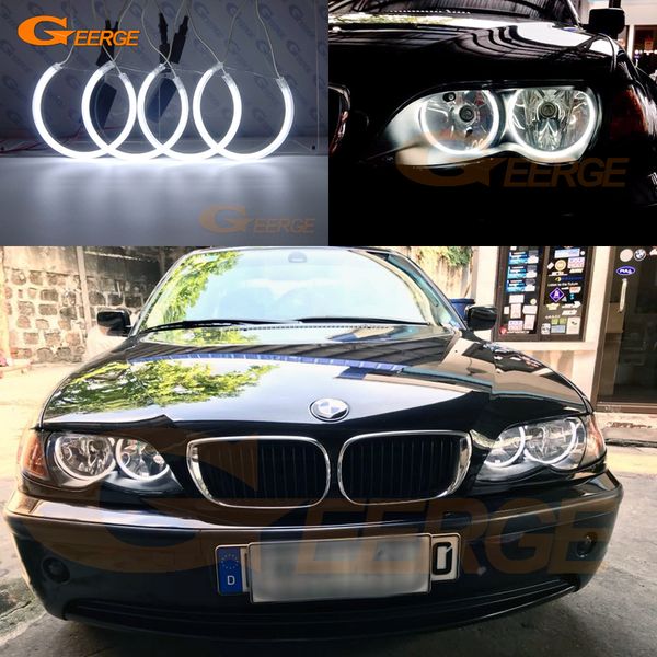 

for 3 series e46 sedan touring 1998-2005 318i 320i 323i 325i 328i 330i excellent ultra bright ccfl angel eyes kit halo rings