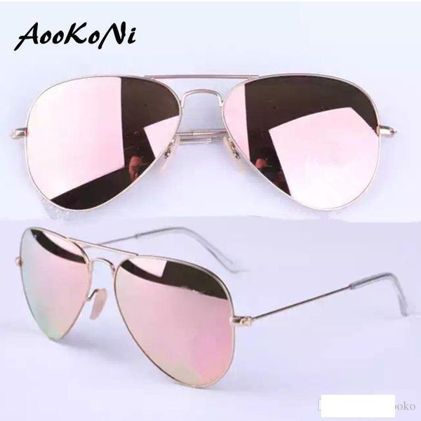 

aooko wholesale gafas style mirror glass polarized sun glasse oculos de sol feminino uv400 men women sunglasses full accessories, White;black