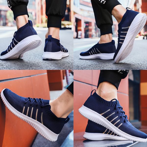 Hergestellt in China, 2020, modische Laufschuhe für Herren und Damen, atmungsaktive Socken-Turnschuhe, Läufer, Sport-Sneaker, selbstgemachte Markengröße 39–44