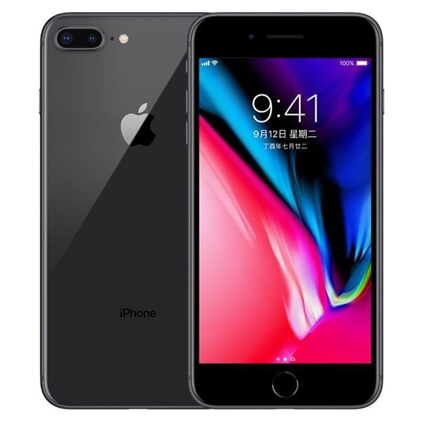 

Touch ID iPhone 8 Plus 4G 3 ГБ + 64 ГБ 5,5-дюймовый IOS 12 разблокирован Восстановленное сотовый телефон беспроводная зарядка