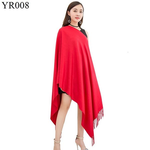 

bright red scarf china red solid color imitate cashmere tassels shawl annual meeting high archives gift scarf, Blue;gray