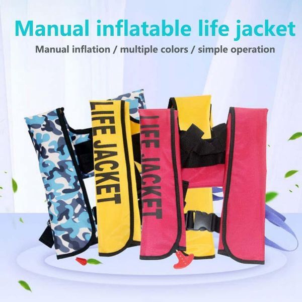 

fishing life vest buoyancy swimming suit kayaking life jacket inflatable jacket swimming