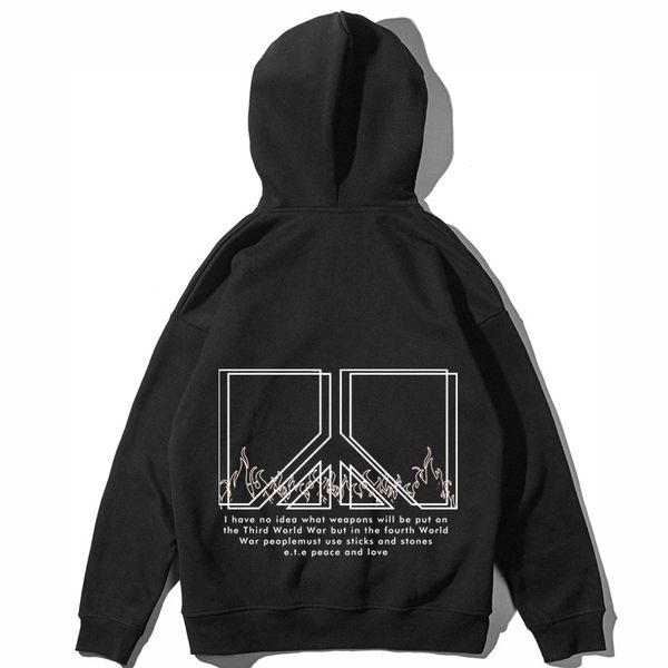 

2020 mens designer hoodies printed mens casual designer hoodies hooded high street pullover male female hip hop luxury hoodie sweatshirts, Black