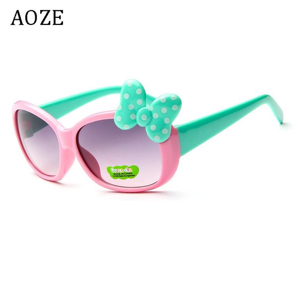 

2019 aoze kids glasses girls fashion sunglasses retro cute toddler baby boys girls sunglasses uv400, Blue