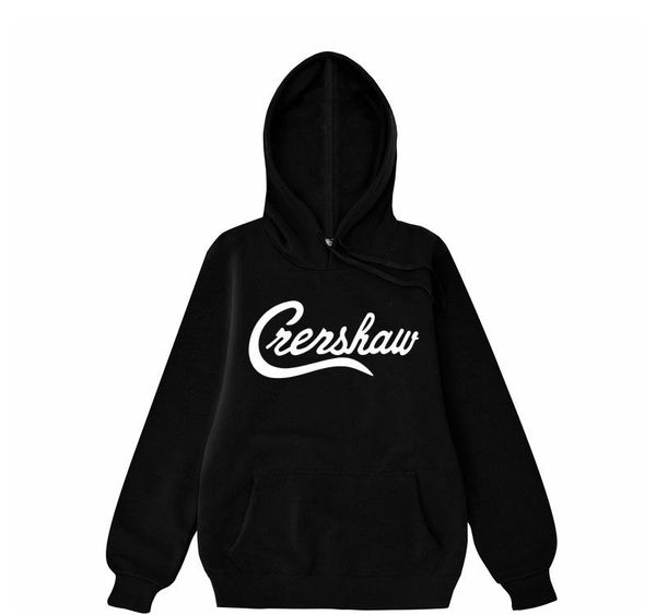 

crenshaw nipsey hussle clothing hoodies men women rip rapper hooded spring autumn sweatshirts, Black