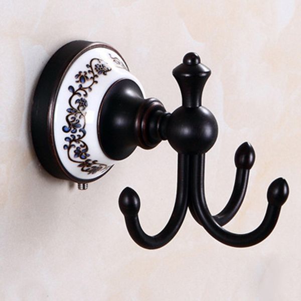 

modern black wall mounted hooks hardware luxury brass clothes hooks bathroom accessories