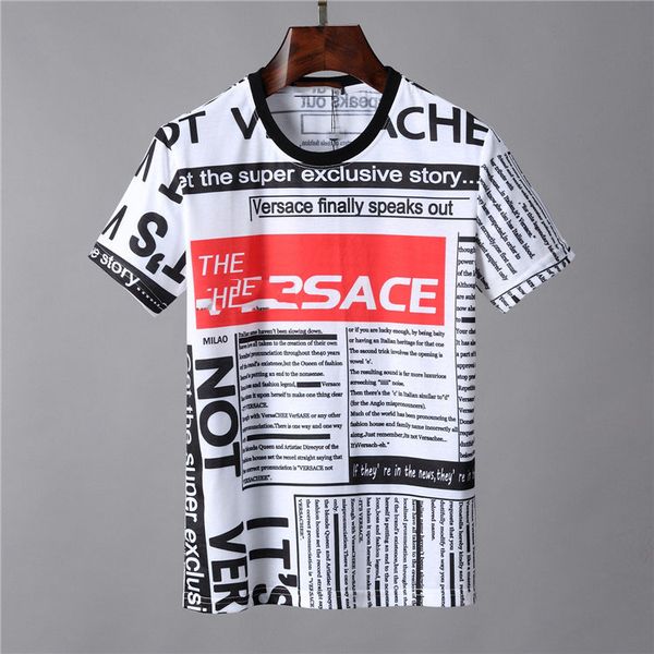 

2019ss новое лето мужчины футболки с коротким рукавом Медуза вышивка аппликация фут