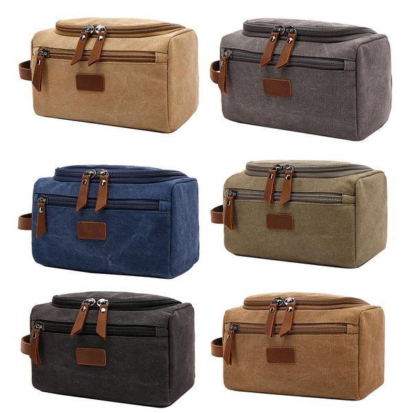 

large capacity zipper travel makeup cosmetic bag toiletry organizer wash pouch bags
