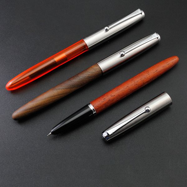 

vintage steel metal cap iraurita fountain pen 0.38mm ink extra fine pens for writing stationery office school supplies 1070