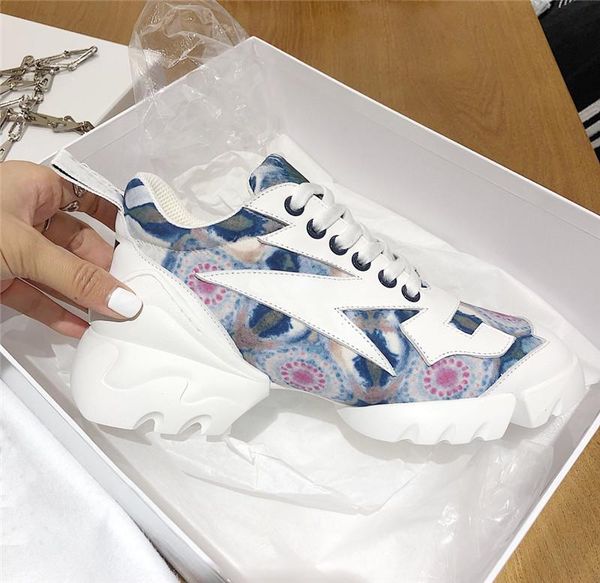 

2019 моды роскошных женщин обувь л женщины неопрен grosgrain ленты d-connect кроссовки lady wrap вокруг резиновой подошвой повседневная обув, Black