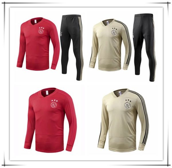 

2018 2019 ajax fc occer training uit 18 19 chandal huntelaar nouri dolberg tadic maillot de foot football track uit jacket