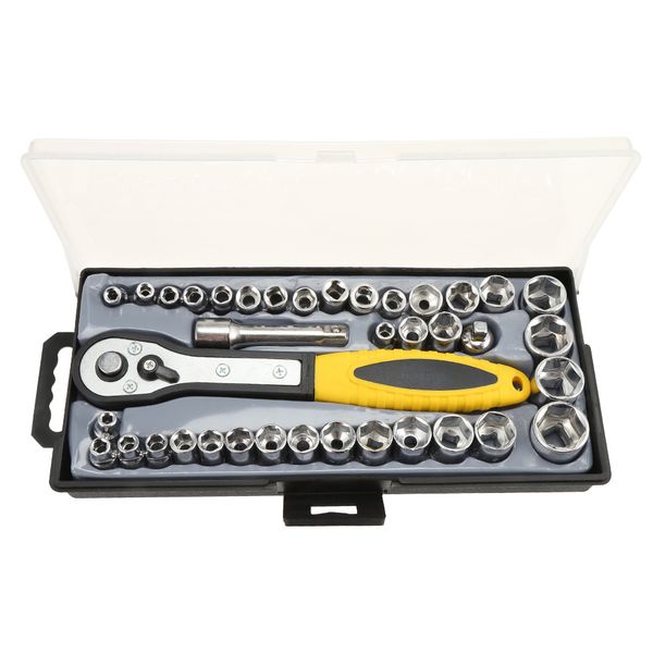 

40pcs professional repair maintenance tools socket wrench for car home
