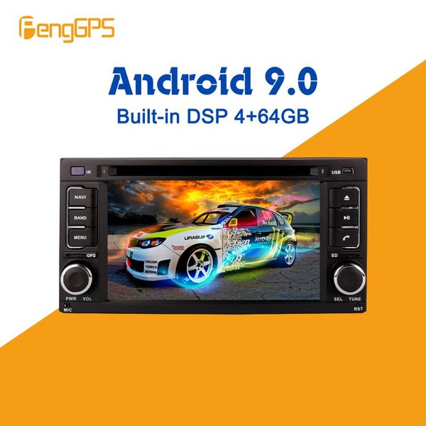 

android 9.0 4+64gb px5 built-in dsp car dvd player multimedia radio for forester impreza 2008-2013 gps navigation radio