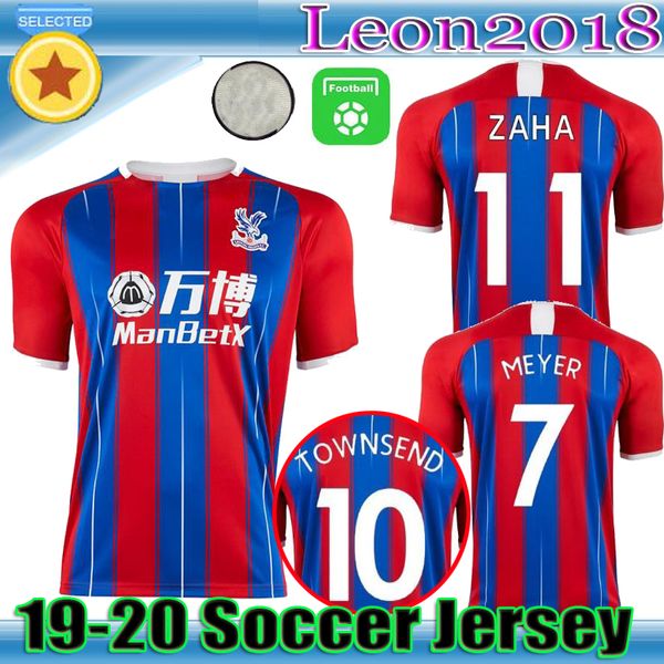 

Thai quality 19 20 Crystal soccer jerseys Palace zaha 2019 2020 home MILIVOJEVIC TOWNSEND SAKHO BENTEKE Batshuayi football jersey shirts