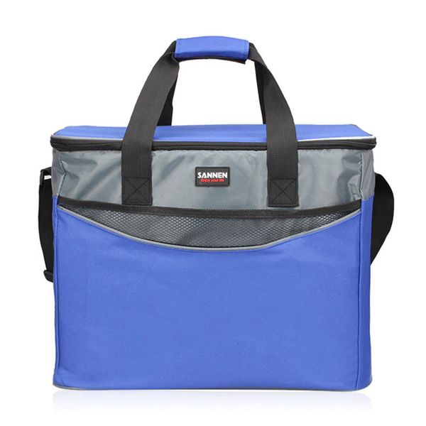 

34l extra large thickening cooler bag 600d oxford ice pack insulated lunch bag cold storage bags fresh picnic container