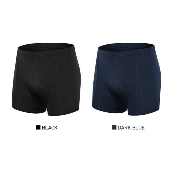 

men cycling underwear 3d padded shockproof cycling underpant breathable mesh mtb bike riding biking underwear shorts, Black
