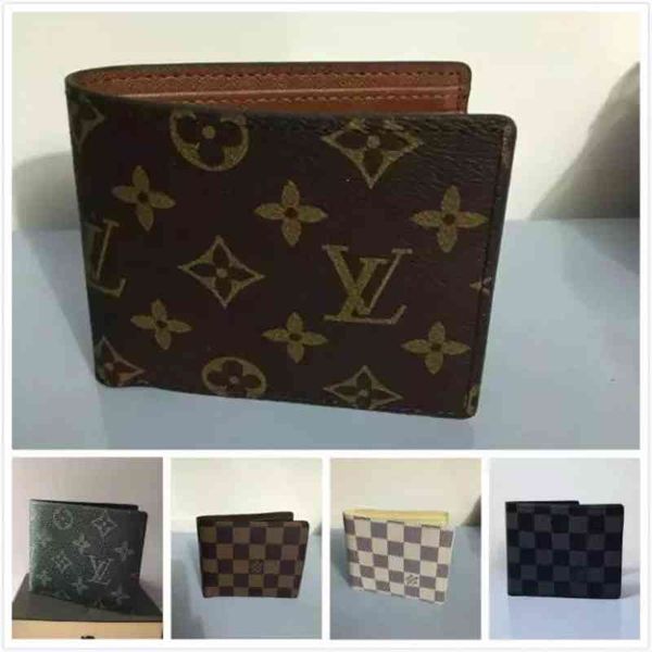 

Pari plaid tyle de igner men wallet loui famou men luxury pur e pecial multiple hort mall bifoldwallet 13 loui 13 vuitton 13