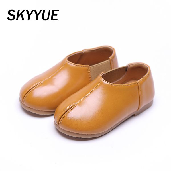 

new autumn kids shoes children slip on shoes baby girls soft flats toddler beige brand casual loafers sweet moccasin 2020, Black;grey