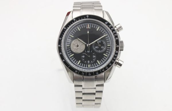 

luxury qualiy 0256 gmt automatic watch men watch black dial stainless band stainless male watch designer watches ing, Slivery;brown