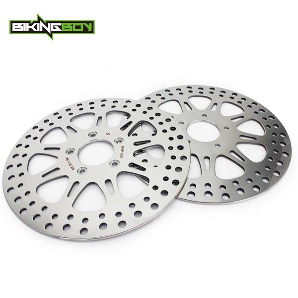 

bikingboy 11.5" front brake discs disks rotors for 1584 flhrci flhr touring 1450 flht flhx flht electra glide
