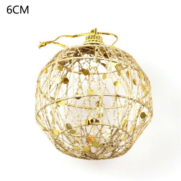 

hollow christmas hanging ball christmas tree decoration gold home decoration