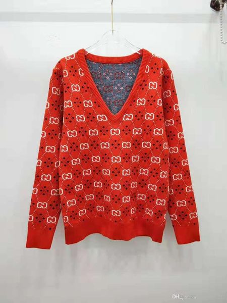 

1102 бесплатная доставка 2019 осень женская одежда с длинным рукавом v образным вырезом пуловер мода женская одежда qaina, White;black